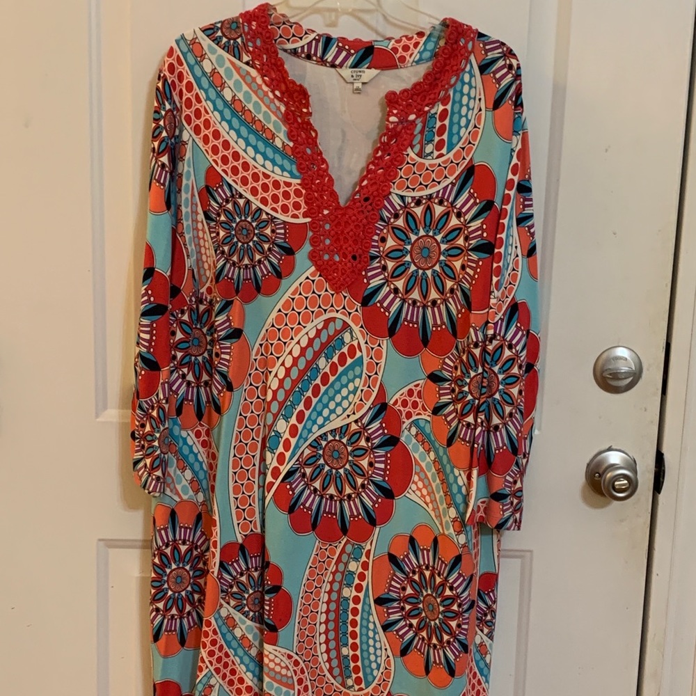 Crown & Ivy Floral dress 2X